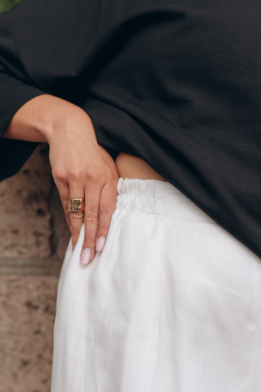 Luna Cupro Shorts - White