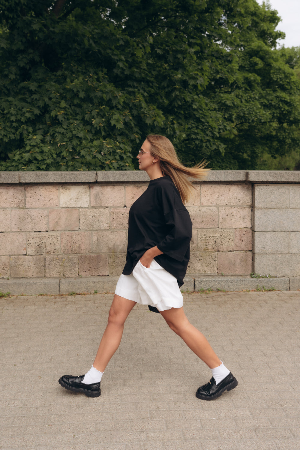 Luna Cupro Shorts - White