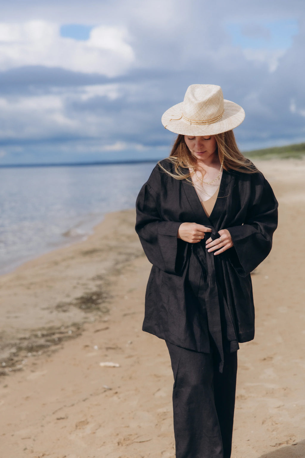 Linen kimono