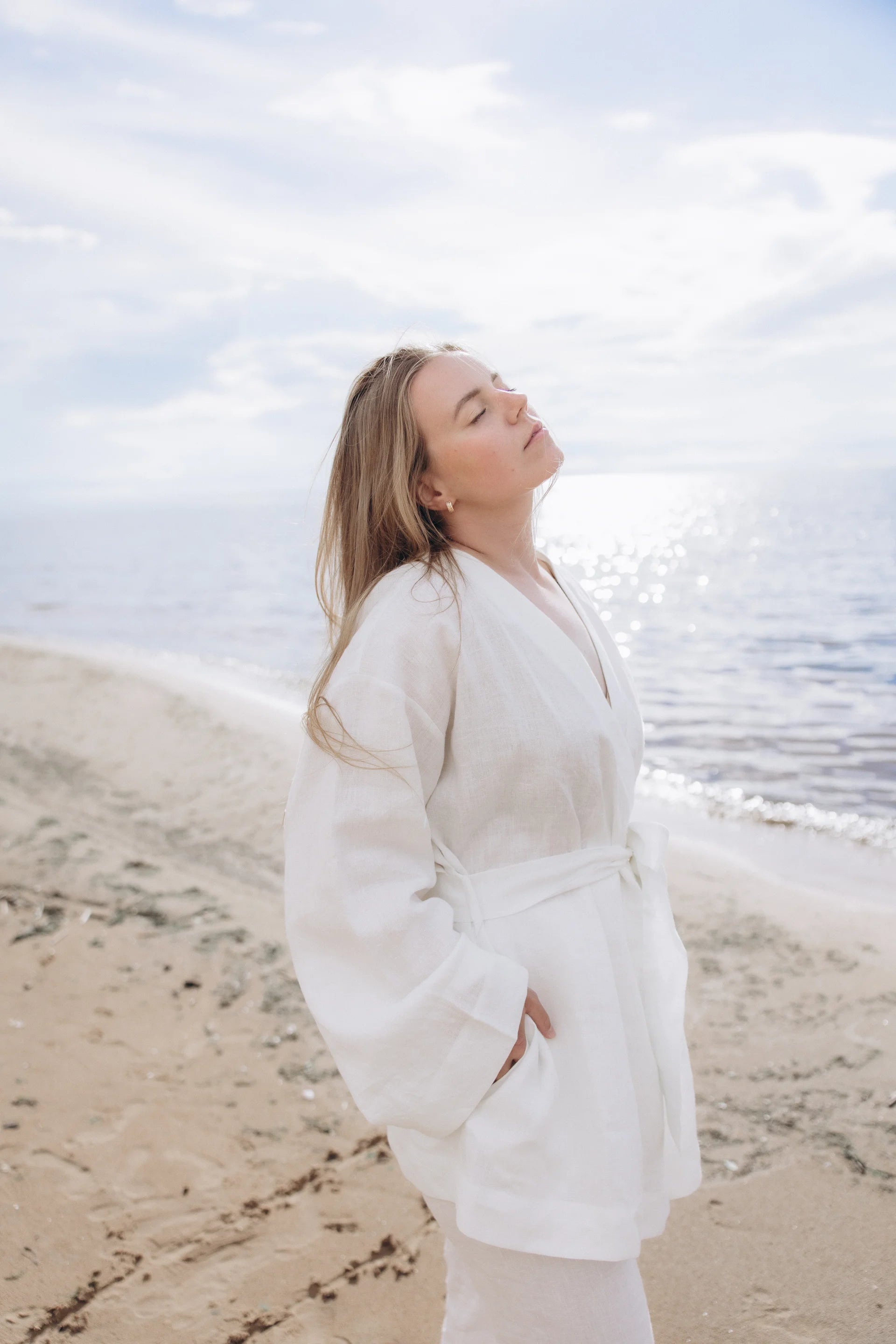 Linen kimono