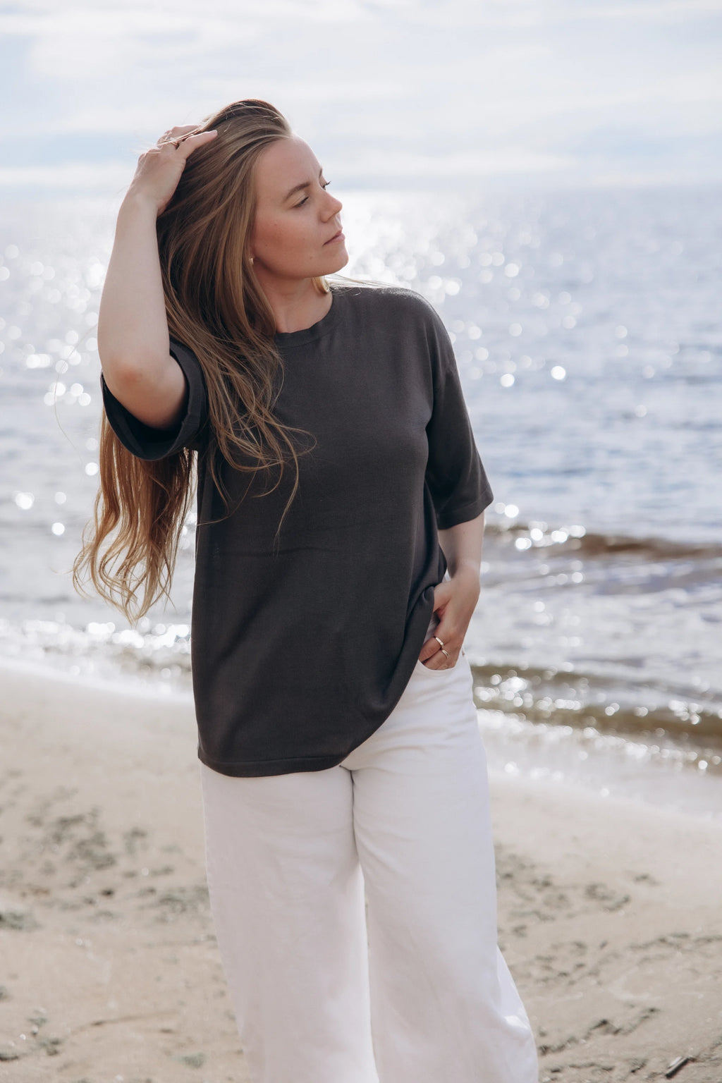 Soft knit tee