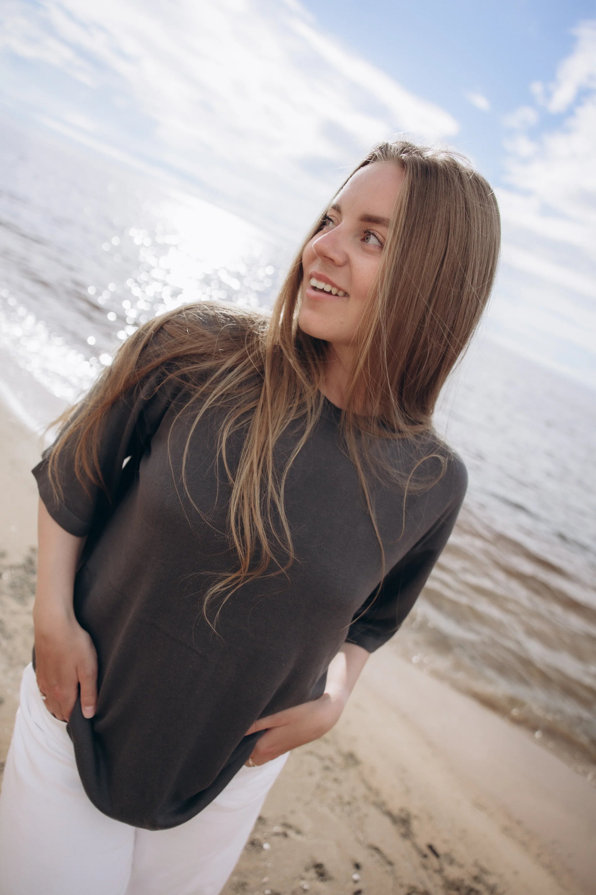 Soft knit tee
