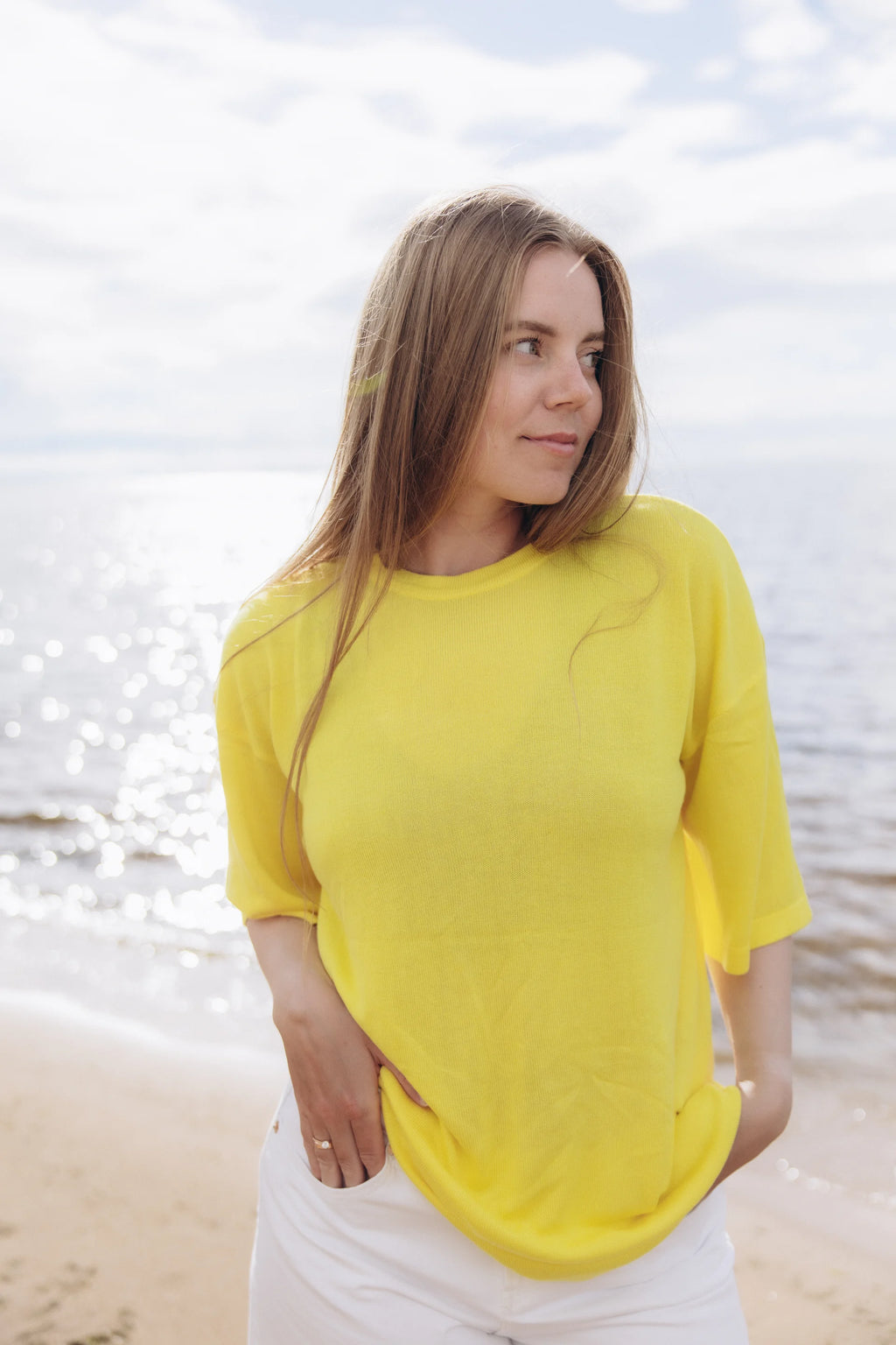 Soft knit tee